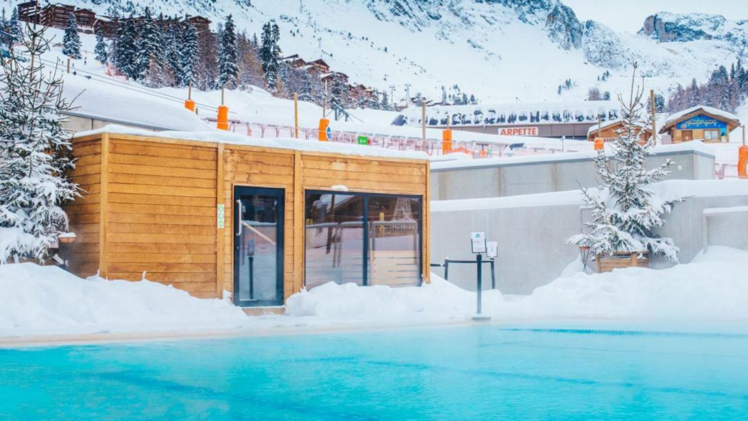 Ferienwohnung PLAGNE BELLECOTE - 5 Pers - Vue Pistes - Acces Piscine chauffee La Plagne Exterior foto